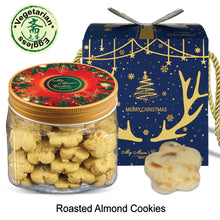 Load image into Gallery viewer, 4. ROASTED ALMOND COOKIES 杏仁香素饼 (斋) 66pcs+- 435g+- Vegetarian, Eggless