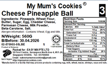 Load image into Gallery viewer, 3. CHEESE PINEAPPLE BALLS (NEW) 560g +-