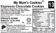 Load image into Gallery viewer, 13. ESPRESSO CHOCOLATE COOKIES (NEW) 420g+-