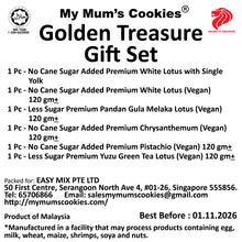 Load image into Gallery viewer, B. Golden Treasure Mooncake Gift Set (6 pcs X 120g) FOC 2 pcs of MSW per order. (While stocks last)