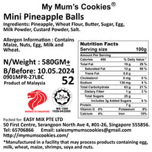 Load image into Gallery viewer, MINI PINEAPPLE BALLS 迷你黄金旺来球 80pcs+-