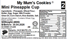 Load image into Gallery viewer, 2. MINI PINEAPPLE CUPS 迷你金牌凤梨杯 100pcs+-480g+-