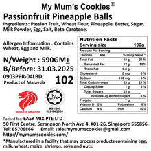 Load image into Gallery viewer, 6. PASSION FRUIT PINEAPPLE BALLS 百香凤梨酥 (New) 41pcs+-535g+-