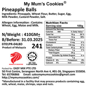 40. 0701 PINEAPPLE BALL 黄金旺来球  31pcs+-430g+-