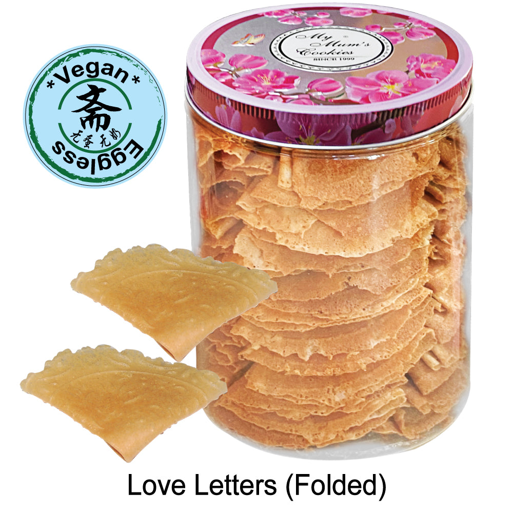 15V.  VEGAN LOVE LETTERS FOLDED  蛋卷折