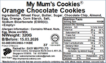 Load image into Gallery viewer, 3. ORANGE CHOCOLATE CHIPS 鲜橙巧克力饼 53pcs+-325g+-
