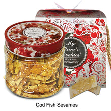 Load image into Gallery viewer, 12.  COD FISH CRACKERS 鳕鱼芝麻香酥片120g+-
