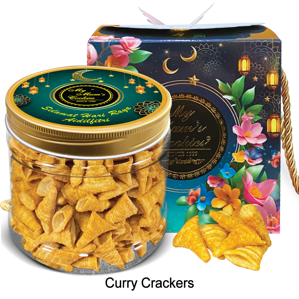 24. CURRY CRACKERS 咖喱脆角 250g +-