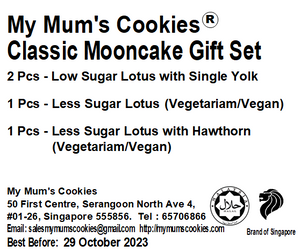 TRG Classic Mooncake Gift Set (4 pcs X 180g) （Halal）