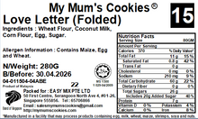 Load image into Gallery viewer, 15E. LOVE LETTER FOLDED (WITH EGG)  原味蛋卷 280g+-
