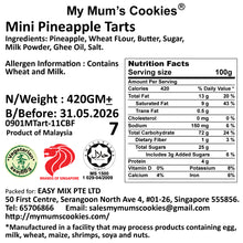 Load image into Gallery viewer, 19. MINI PINEAPPLE TART (VEGETARIAN) 金币辉煌（凤梨塔）(素）85pcs+-
