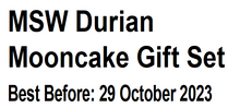 Load image into Gallery viewer, 1-for-1( 2 boxes &amp; 2 bags) Tree-Ripened MSW Durian Mooncake Gift Set (Total 8 pcs X 170g)
