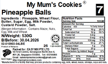 Load image into Gallery viewer, 7.  PINEAPPLE BALLS 黄金旺来球  44pcs+-530g+-
