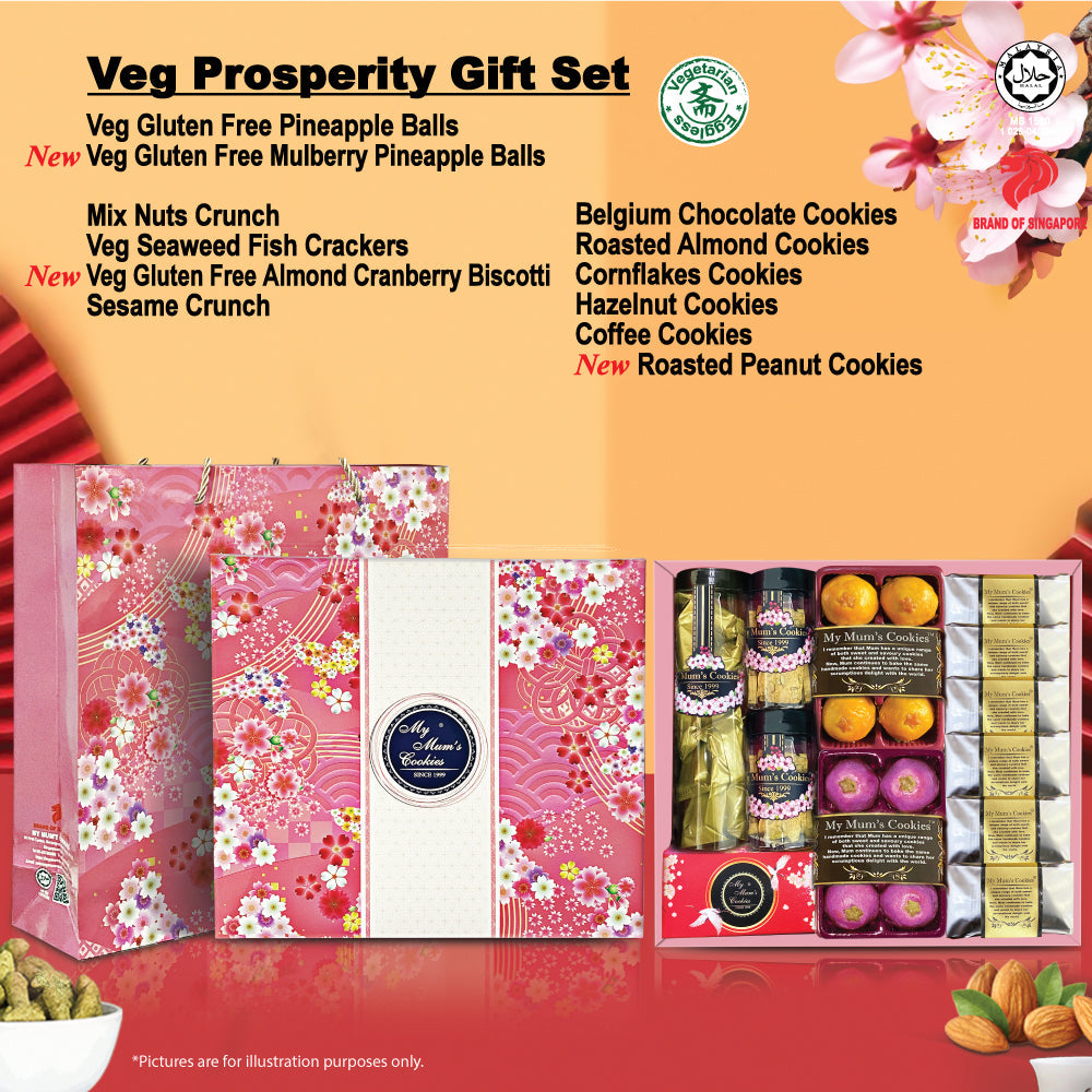 CORP 27. VEGETARIAN PROSPERITY GIFT SET (50 SETS OR MORE)