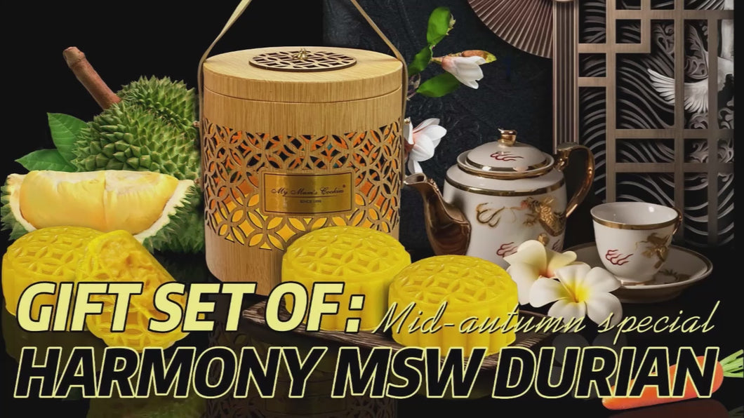 Bundle of 2 sets - Harmony Durian Mooncake Gift Set (2 sets, total 4 pcs X 170g)