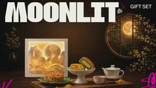 Load and play video in Gallery viewer, B. Moonlit Mooncake Gift Set (4 pcs X 185g) FOC 2 pcs of MSW per order. (While stocks last)
