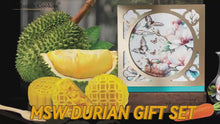 Load and play video in Gallery viewer, Tree-Ripened MSW Durian Mooncake Gift Set (4 pcs X 170g)
