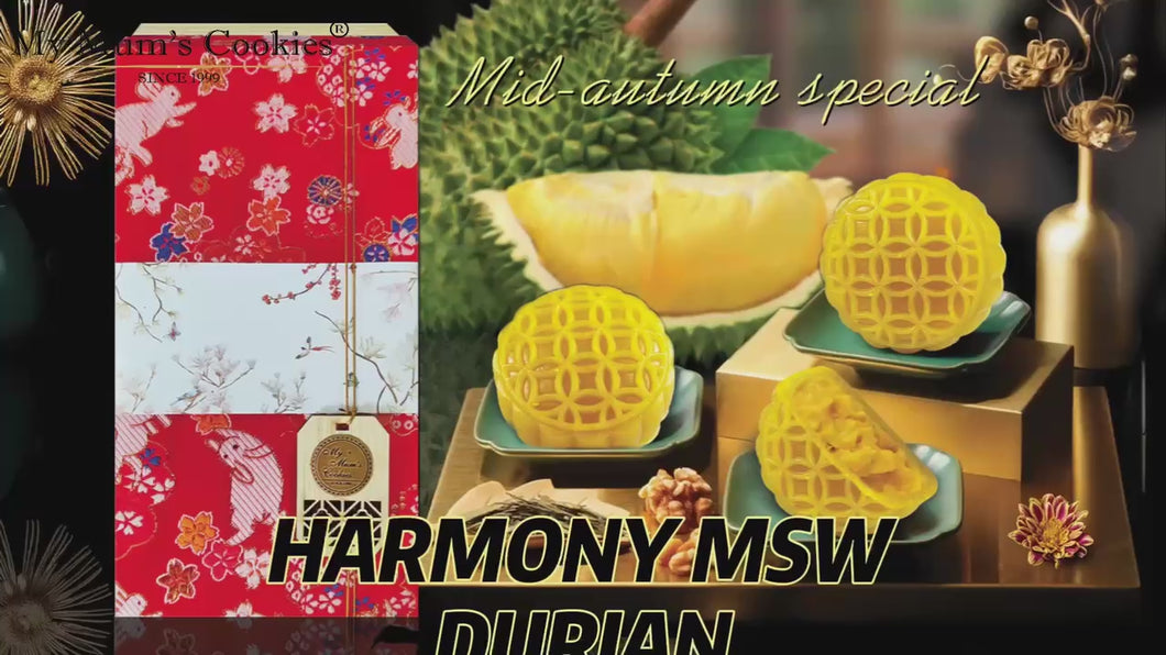 Harmony MSW Durian Mooncake Gift Set (2 pcs X 175g)