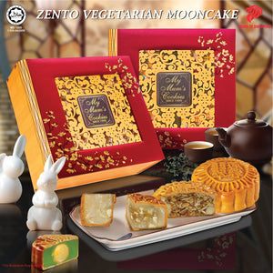 Zento Vegetarian Mooncake Gift Set (4 pcs X 180g. Vegan)