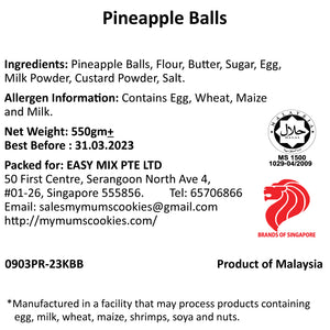 PINEAPPLE BALL 黄金旺来球  44pcs+-550g+-