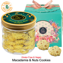 Load image into Gallery viewer, MACADAMIA AND NUTS COOKIES (NO CANE SUGAR ADDED, VEGAN, GLUTEN FREE)
