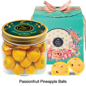PASSION FRUIT PINEAPPLE BALL 百香凤梨酥(New)41pcs+-535g+-
