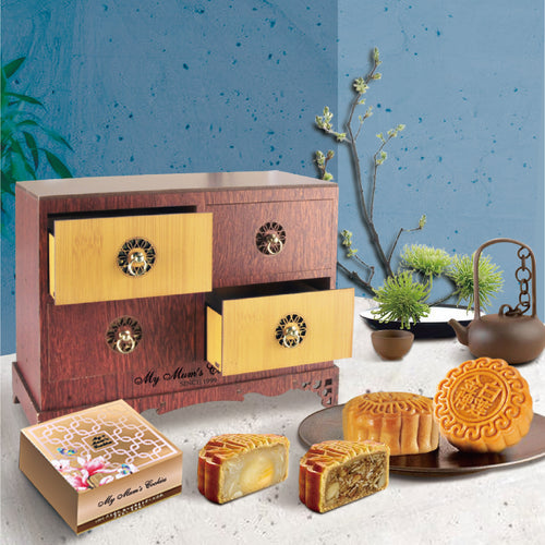 Zento Vegetarian Mooncake Gift Set (4 pcs) 180g - My Mum's Cookies